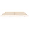 vidaXL Bed Frame without Mattress White 135x190 cm Double Solid Wood Pine