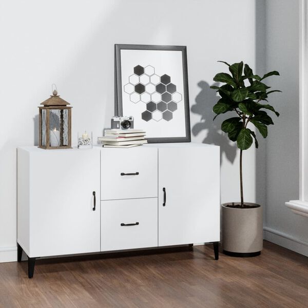 vidaXL Sideboard White 100x36x60 cm Engineered Wood