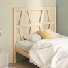 vidaXL Bed Headboard 96x4x100 cm Solid Wood Pine