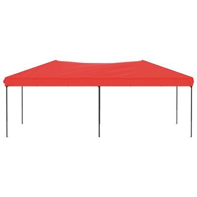vidaXL Folding Party Tent Red 3x6 m