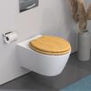 SCH&Uuml;TTE Toilet Seat Soft-close NATURAL BAMBOO
