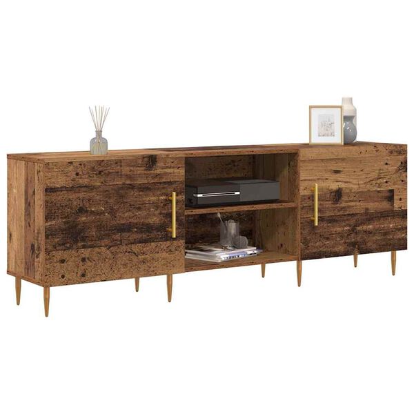 vidaXL TV Cabinet Old wood 150 x 30 x 50 cm Engineered wood