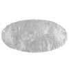 vidaXL Coffee Table Hammered Silver 100x50x28 cm Aluminium