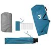 vidaXL Camping Tent 2-Person Blue Waterproof
