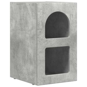 vidaXL Bedside Table ELST Concrete Grey 29.5 x 33.5 x 50 cm