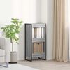 vidaXL Book Cabinet Grey Sonoma 40 x 30 x 86.5 cm Engineered Wood