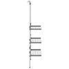vidaXL 3-Tier Hanging Laundry Drying Rack Aluminium
