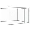 vidaXL Dog Cage with Doors Grey 8x2x1.5 m Galvanised Steel