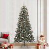 vidaXL Artificial Christmas Tree with 300 LEDs with Stand Green 240 cm