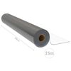 vidaXL Table Protector Roll Transparent 0.9x15 m 1.6 mm PVC