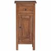 vidaXL Plant Stand with Drawer Brown 36 x 25 x 80 cm Mahogany Wood