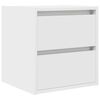 vidaXL Wall-mounted Bedside Cabinets 2 pcs White 38x34x40 cm