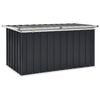 vidaXL Garden Storage Box Anthracite 129x67x65 cm