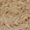 vidaXL Area Rug Braided Design Jute 210 cm Round