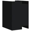 vidaXL Bedside Cabinet Black 45x50x65 cm Engineered Wood