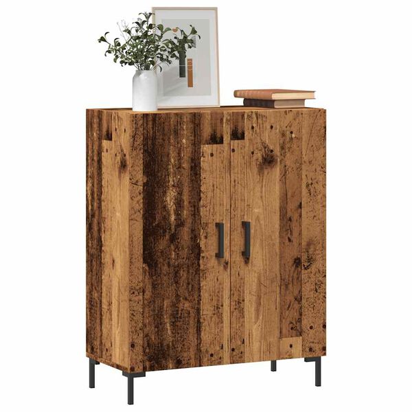 vidaXL Sideboard Old Wood 69.5x34x90 cm Engineered Wood