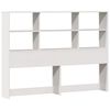 vidaXL Bookcase Bed without Mattress White 140x200cm Solid Wood Pine