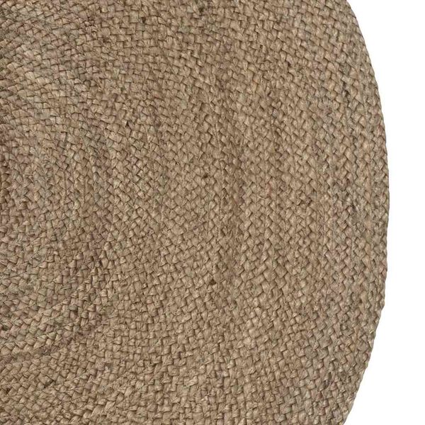vidaXL Area Rugs Oval Grey 205 x 305 cm Jute
