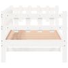 vidaXL Day Bed without Mattress White 90x190 cm Single Solid Wood Pine