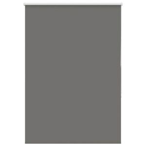 vidaXL Roller Blind Blackout Grey 110x130 cm Fabric Width 105.7 cm Polyester