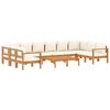 vidaXL 8 Piece Garden Sofa Set with Cushions Solid Wood Acacia
