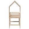 vidaXL Loft Bed with Ladder and Roof without Mattress 80x200 cm