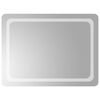 vidaXL LED Bathroom Mirror 80x60 cm