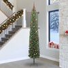 vidaXL Artificial Christmas Tree with 300 LEDs with Stand Green 300 cm