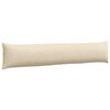 vidaXL Sofa Pillows 2 pcs Cream 200 x 40 cm Fabric