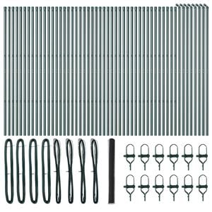 vidaXL Ground Fix Welded Wire Fence 100 x 1.5 m (W x H)