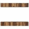 vidaXL TV Cabinet Set Wall-mounted 6 pcs Old Wood Engineered Wood