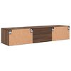 vidaXL Wooden Cabinet Brown Oak 150 x 39 x 30 cm Engineered Wood