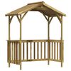 vidaXL BBQ Shed 163.5x93x210 cm Impregnated Pinewood