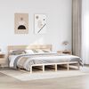vidaXL Bed Frame without Mattress 200x200 cm Solid Wood Pine