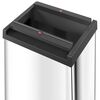 Hailo Waste Bin Big-Box Swing Size L 35 L Stainless Steel 0840-111