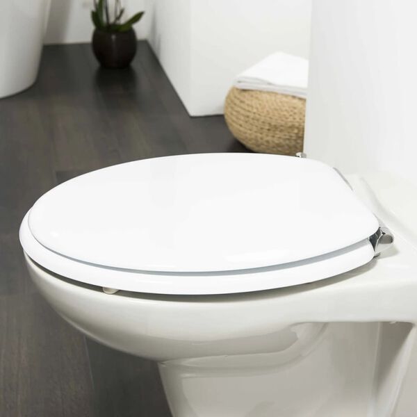 Tiger Soft-Close Toilet Seat Reno MDF White 252350646