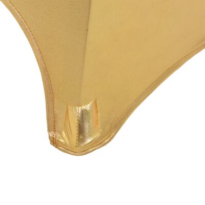 vidaXL 2 pcs Table Covers Stretch 70 cm Gold