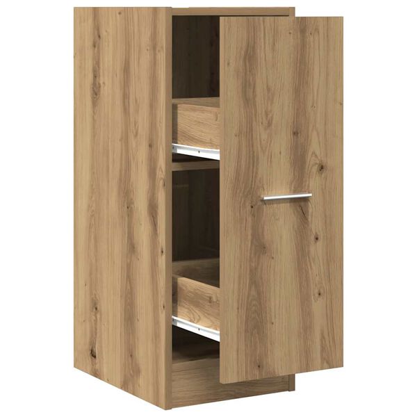 vidaXL Apothecary Cabinet Artisian Oak 30x41x77.5 cm Engineered Wood