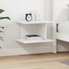 vidaXL Bedside Table White 40 x 30 x 25 cm Engineered Wood