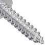vidaXL Wood Screws 2 pcs Silver M4 x 20 mm Steel