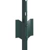 vidaXL Fence Posts Height Adjustable 5 pcs Green 80 cm Steel