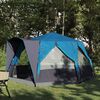 vidaXL Cabin Tent with Roof Blue and Grey 333 x 317 x 194 cm