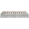 vidaXL Bed Frame with Drawers without Mattress Concrete Grey 160x200 cm