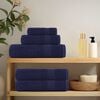 vidaXL Guest Towels "FROGN" 4 pcs Navy Blue 30x50 cm 360 gsm
