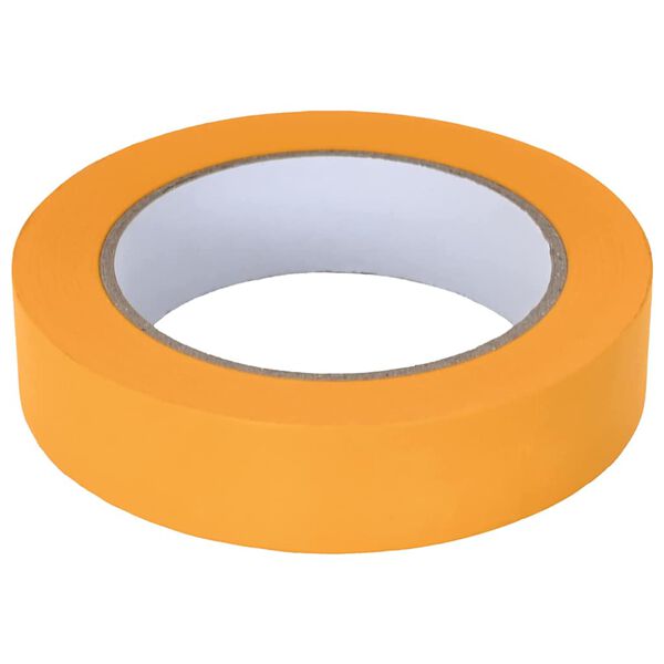 vidaXL Painter Masking Tapes 12 pcs Yellow 25mm x 50m Paper