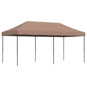 vidaXL Party Tent 292 x 580 x 315 cm Brown Oxford Fabric