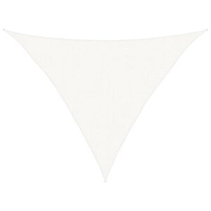 vidaXL Sunshade Sail 160 g/m&sup2; White 2.5x2.5x3.5 m HDPE