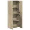vidaXL File Cabinet Sonoma Oak 60x32x153 cm Engineered Wood