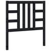 vidaXL Bed Headboard Black 96x4x100 cm Solid Wood Pine