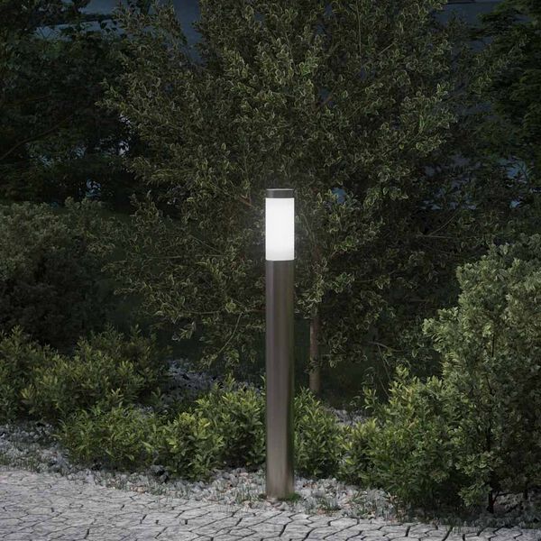 vidaXL Bollard Light 80 cm Stainless Steel IP44